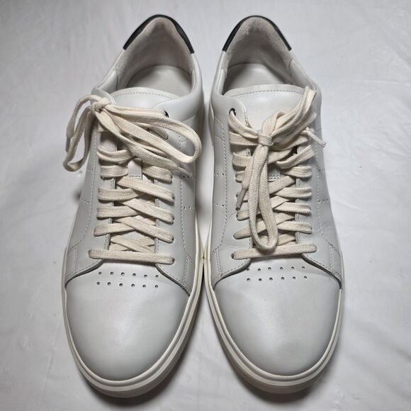 Vince Leather Shoes Mens Size 10 White Low Top Casual Comfort Sneakers main image 9